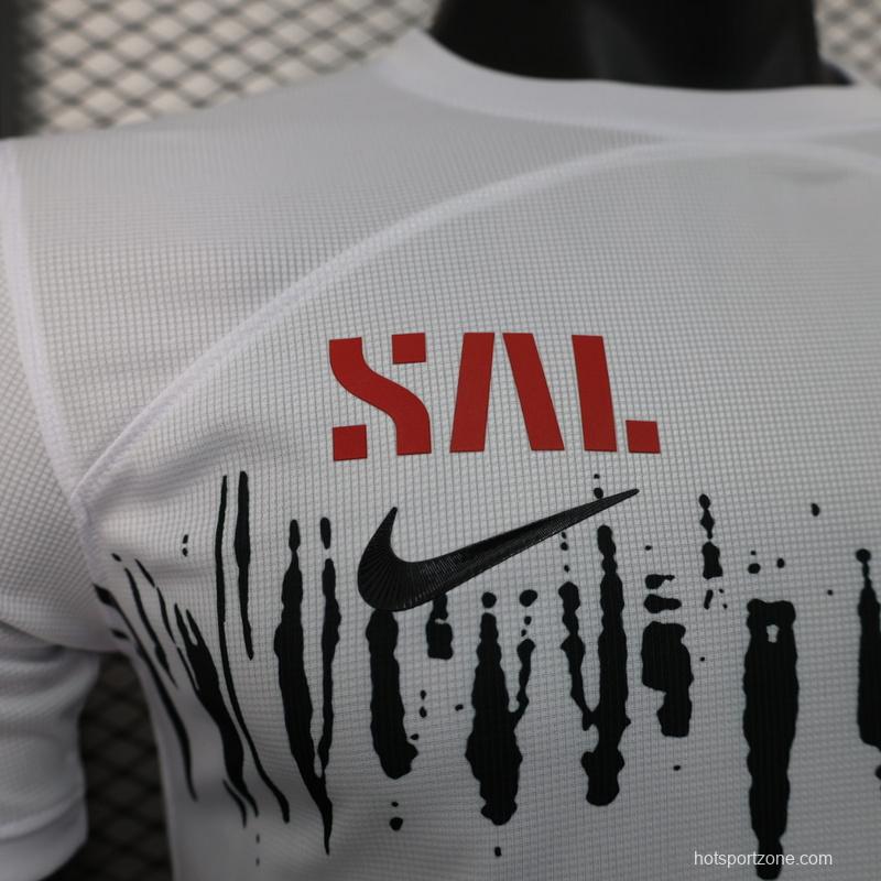 Player Version 23/24 Al-Ittihad Away White Jersey