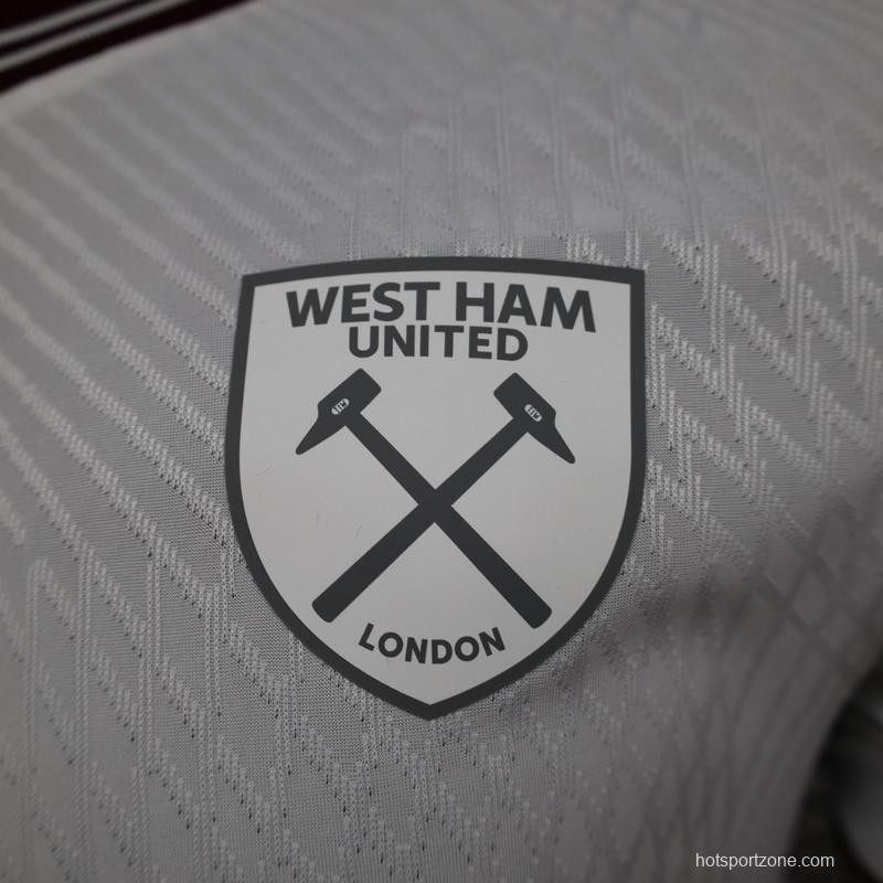 Player Version 23/24 West Ham United Away Jersey