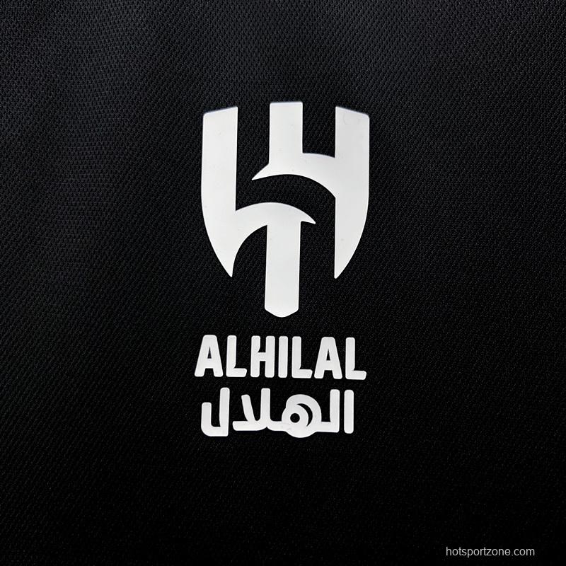 23/24 AI-Hilal Black Polo Jersey