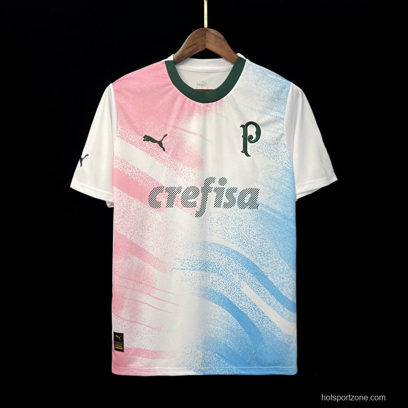 23/24 Palmeiras Cancer Awareness Goalkeeper White Jersey