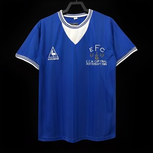 Retro 85/86 Everton Home Soccer Jersey