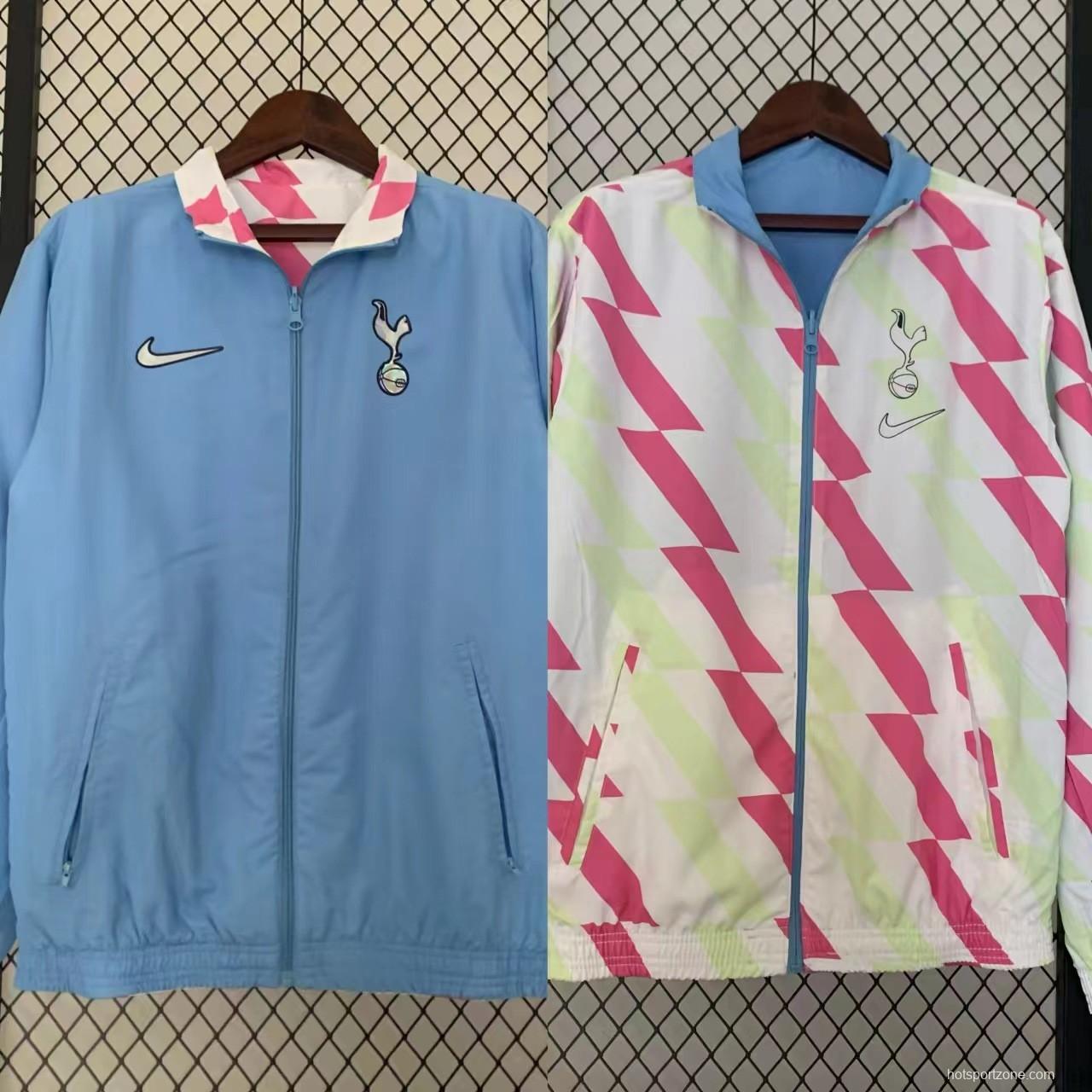 23/24 Tottenham Hotspur Blue/MIXED Colors Reversible Jacket