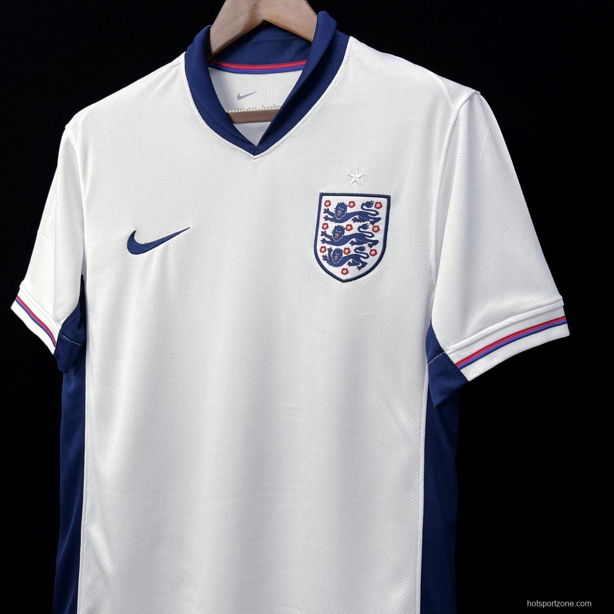 2024 England Home White Jersey
