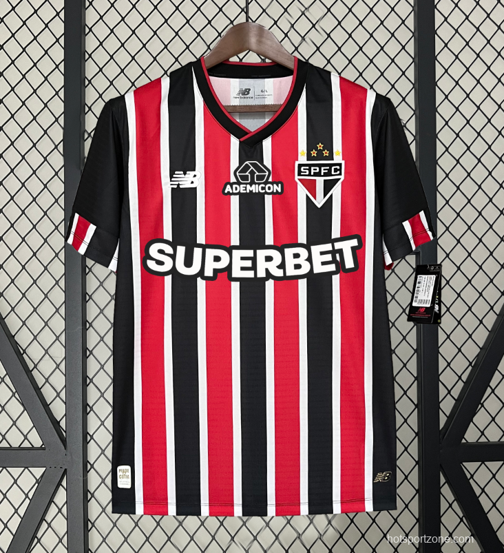 24/25 Sao Paulo Away Jersey + All Sponsors