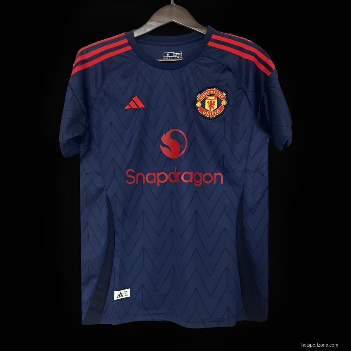 24/25 Manchester United Away Navy Jersey