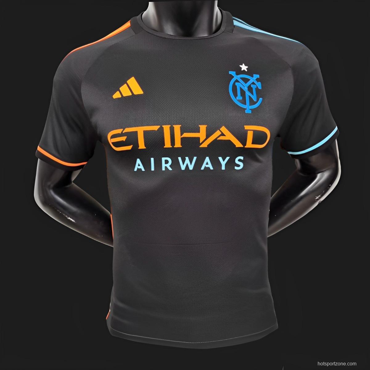 Player Version 24/25 New York City Away Black Jersey