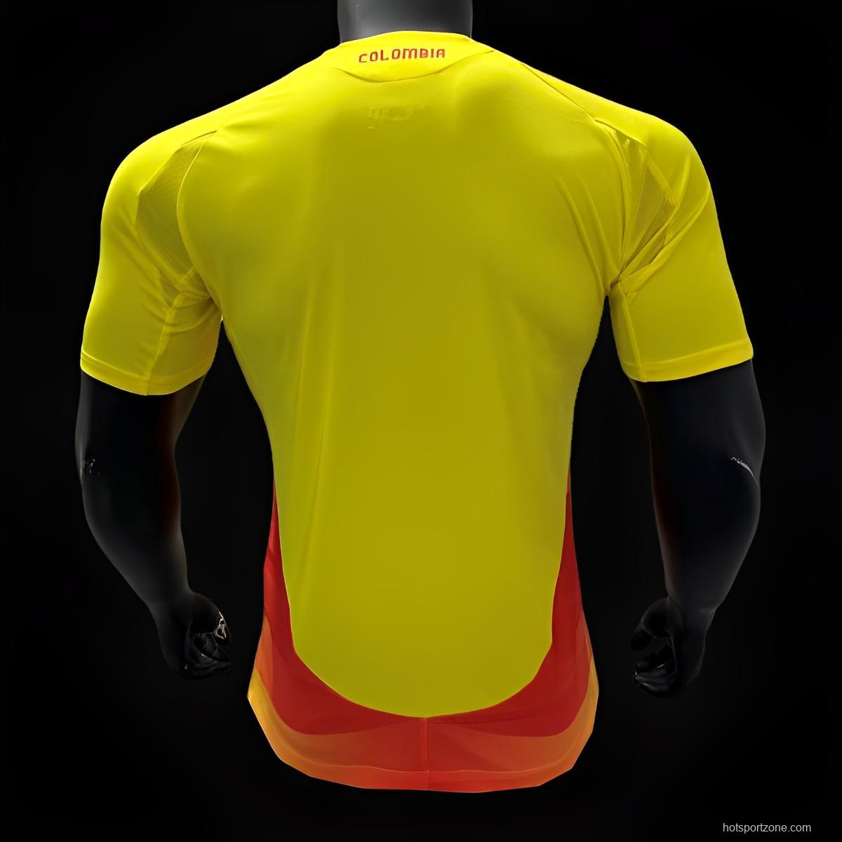 Player Version 2024 Colombia Home Jersey