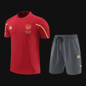 23/24 Arsenal Red Cotton Short Sleeve Jersey+Shorts