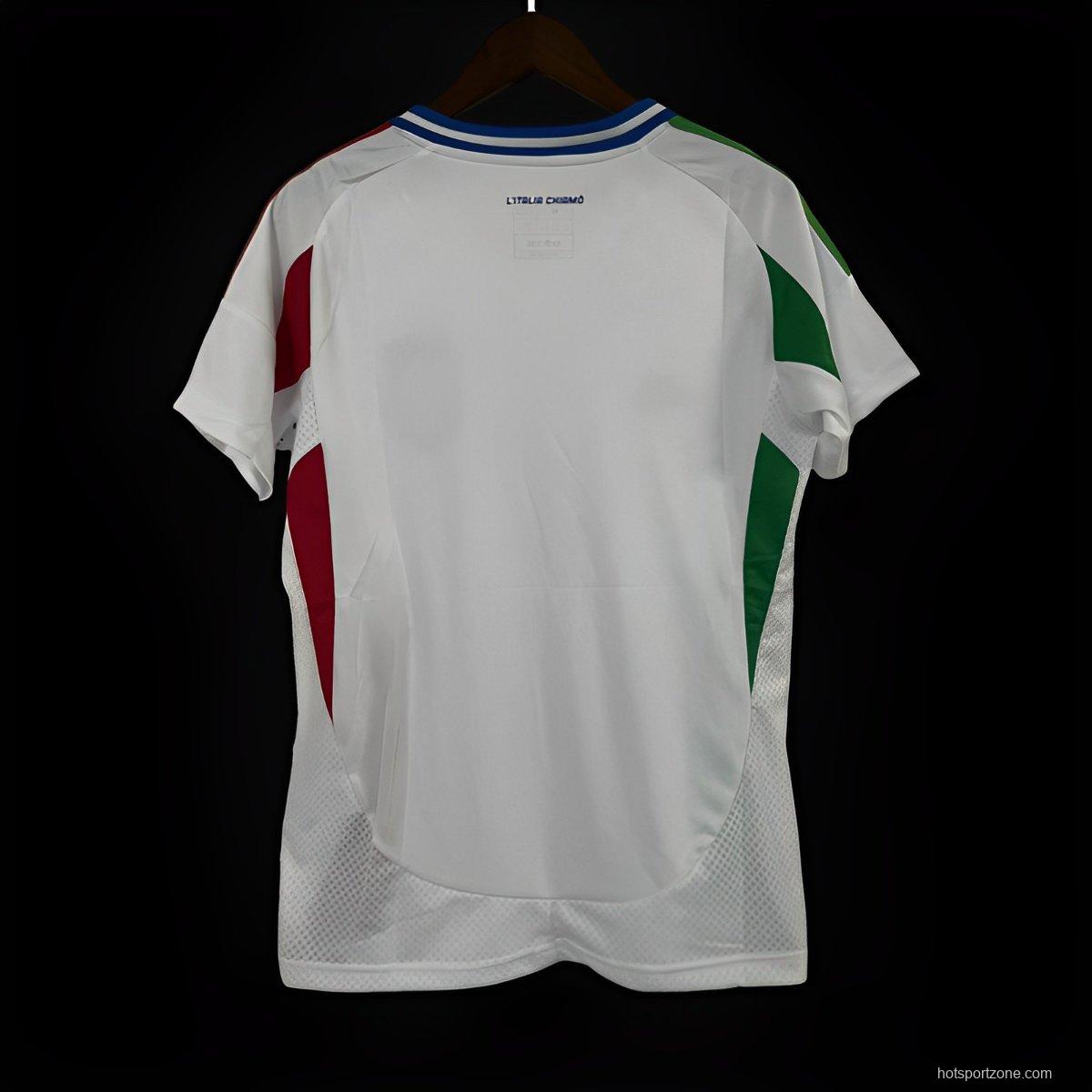2024 Women Italy Away White Jersey