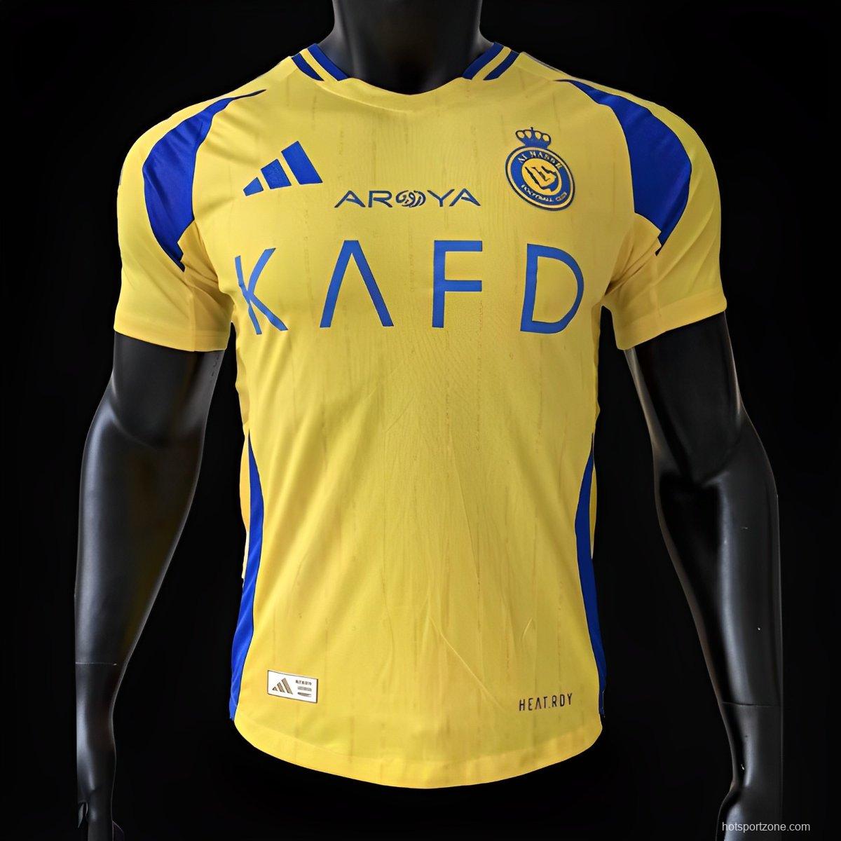 Player Version 24/25 Al-Nassr FC Home Jersey