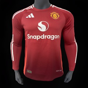 Player Version 24/25 Manchester Untied Home Long Sleeve Jersey