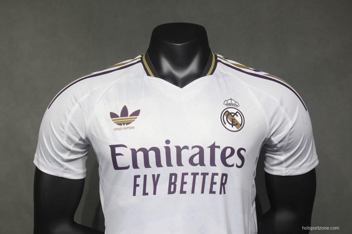 Player Version 24/25 Real Madrid x LV White Special Jersey