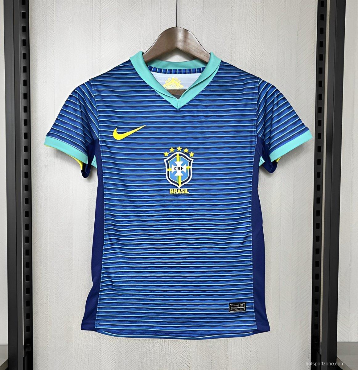 2024 Womens Brazil Away Shirt Jersey