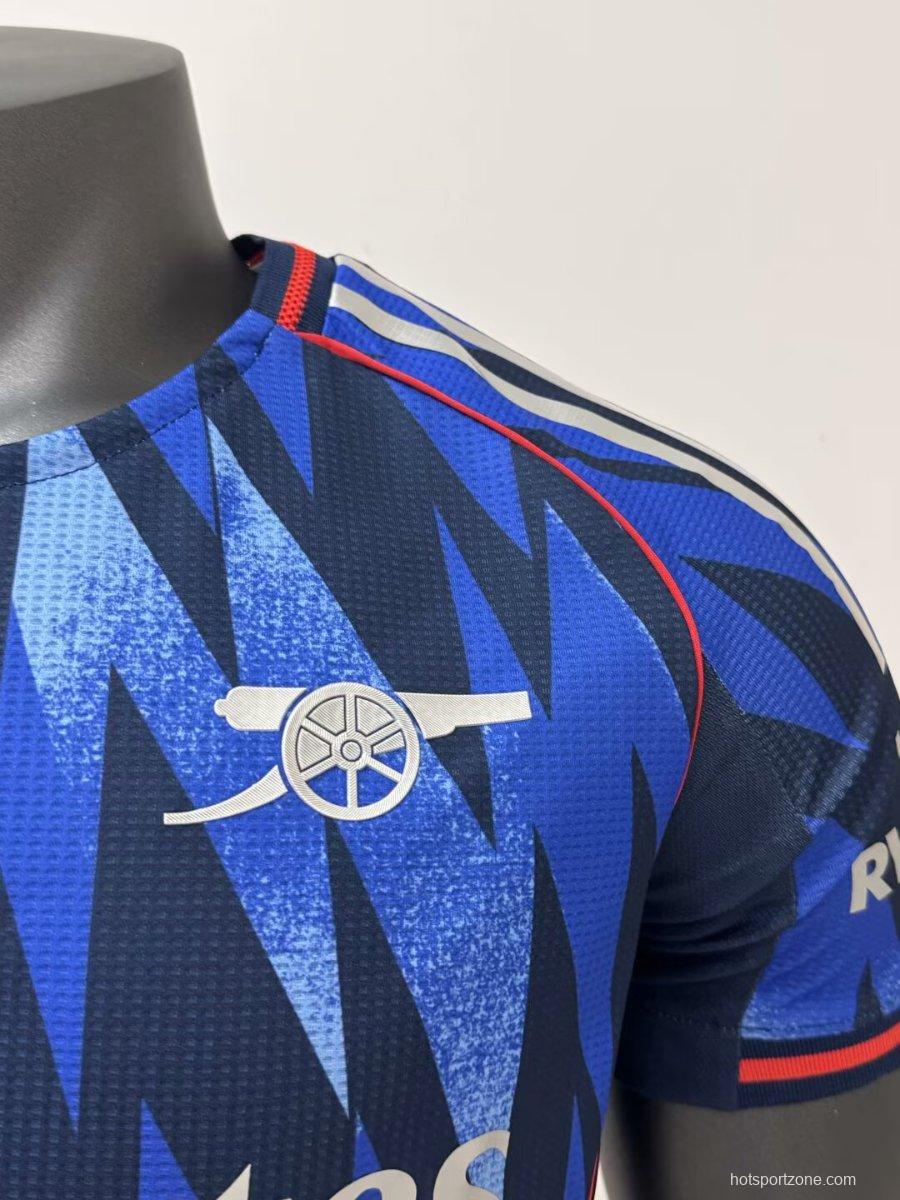 Player Version 25/26 Arsenal Away Blue Jersey