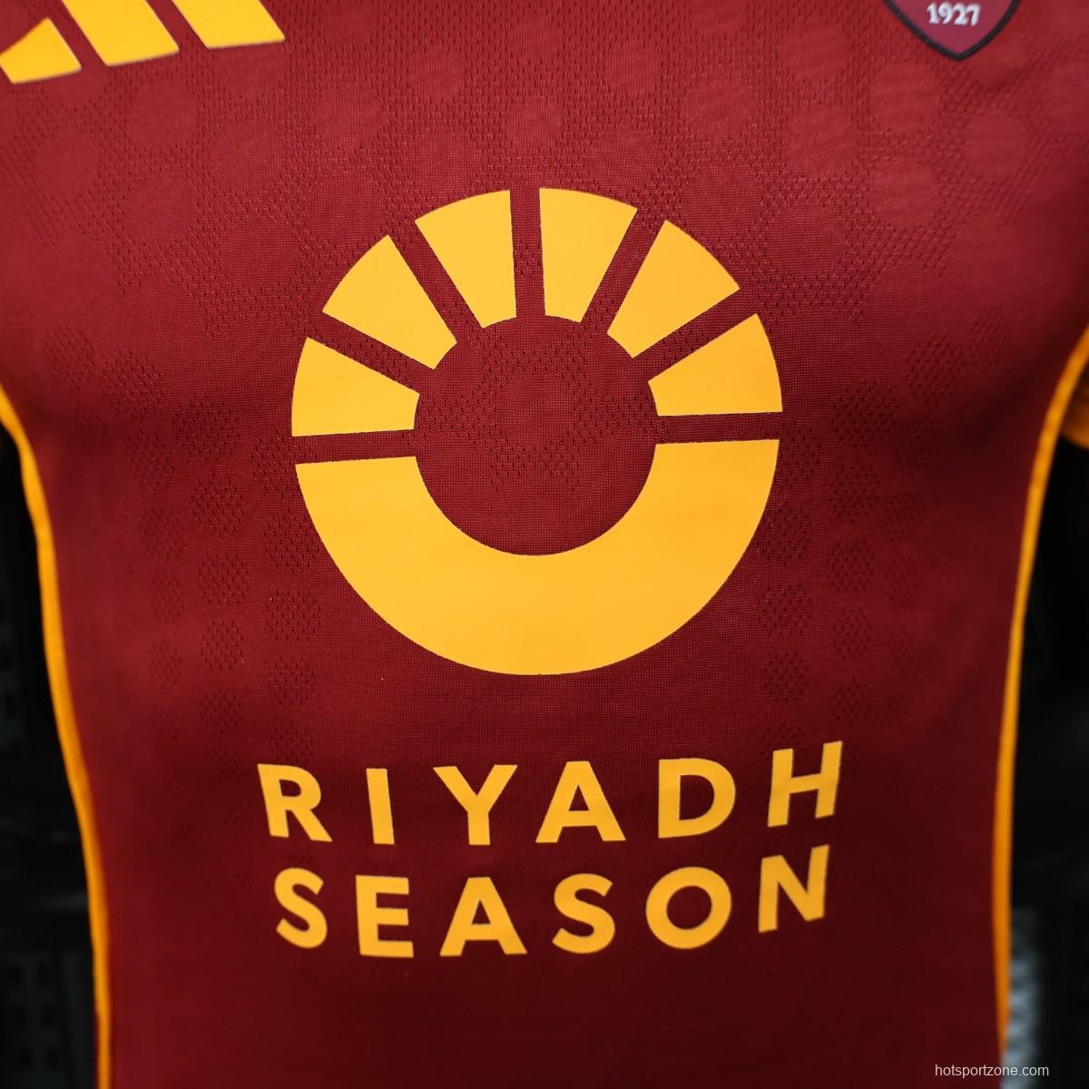 Player Version 25/26 Roma Home Jersey