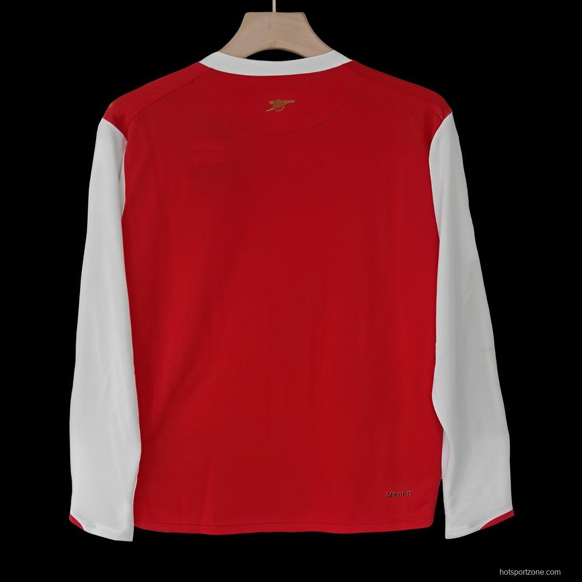 Retro 07/08 Arsenal Home Long Sleeve Jersey