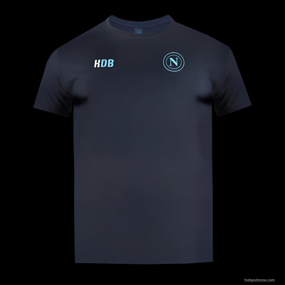 25/26 SSC Napoli Kevin De Bruyne Navy T-shirt