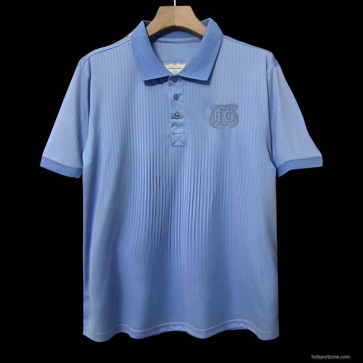 25/26 Everton Heritage Blu Limited Edition Polo Jersey