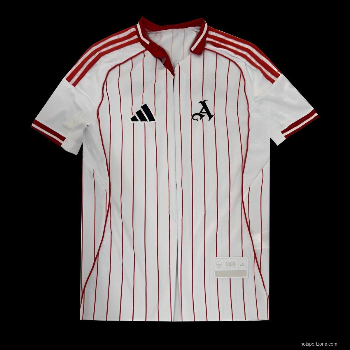 25/26 Arsenal US Football Baseball White Jersey