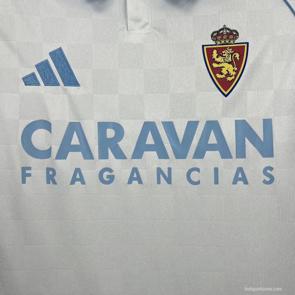 25/26 Real Zaragoza Home Jersey