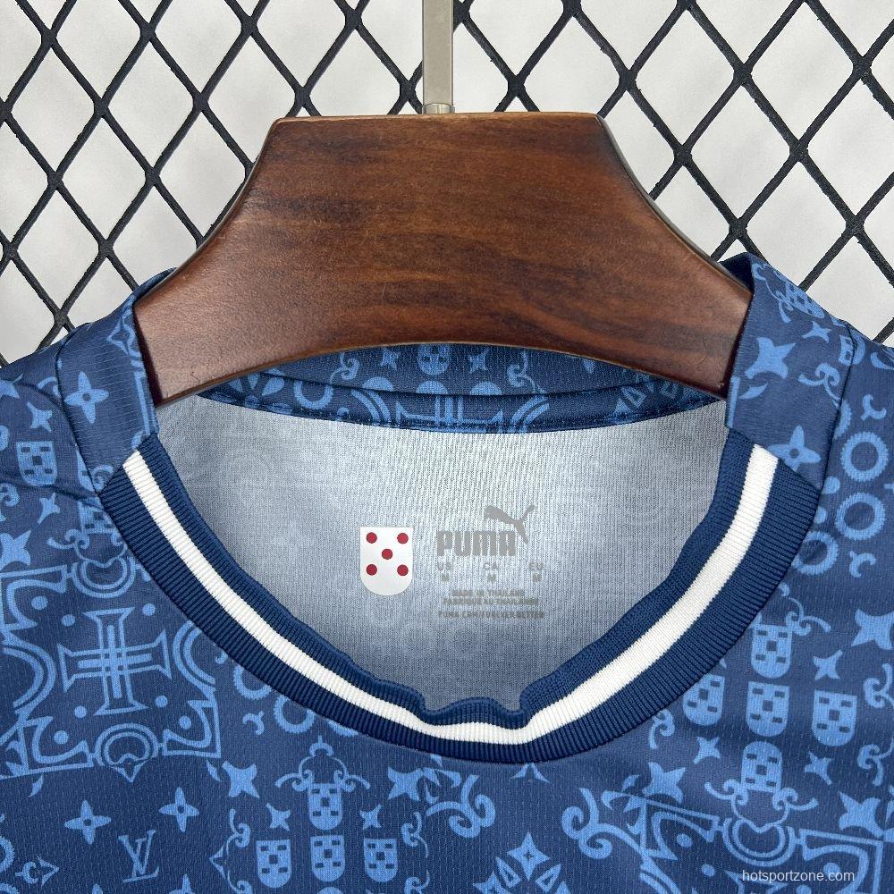2025 Portugal Louis Vuitton Navy Special Jersey