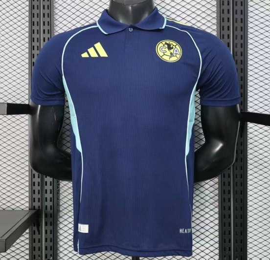 Player Version 25/26 Club America  Special Blue Pre-Match Jersey