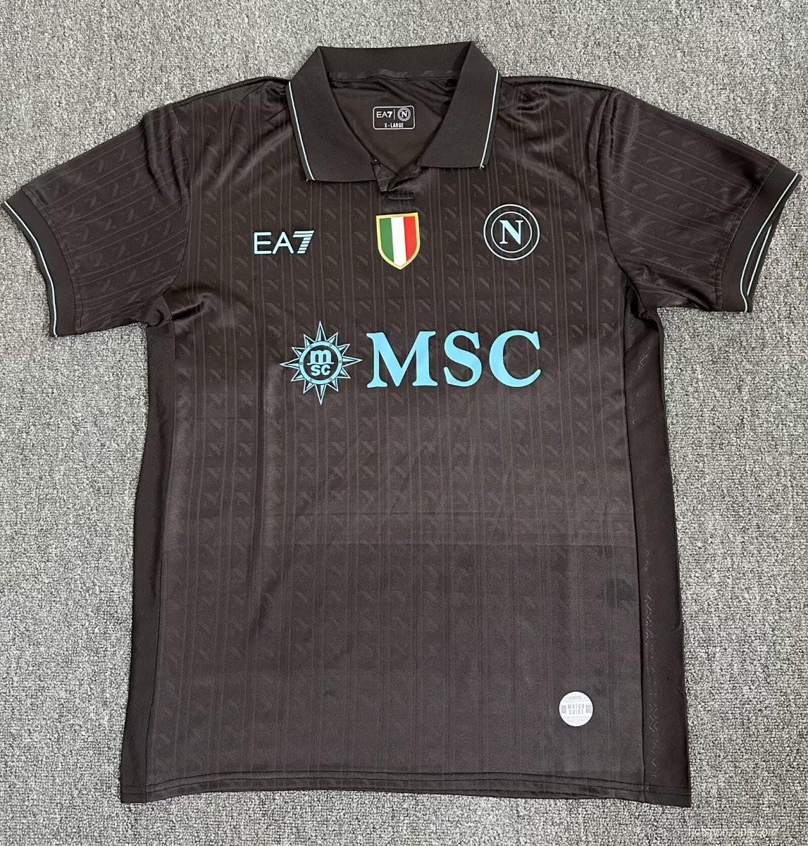 25/26 Napoli Third Black Jersey