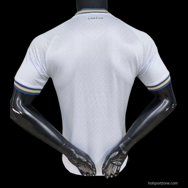 Player Version 2025 Italy Away WHITE Jersey