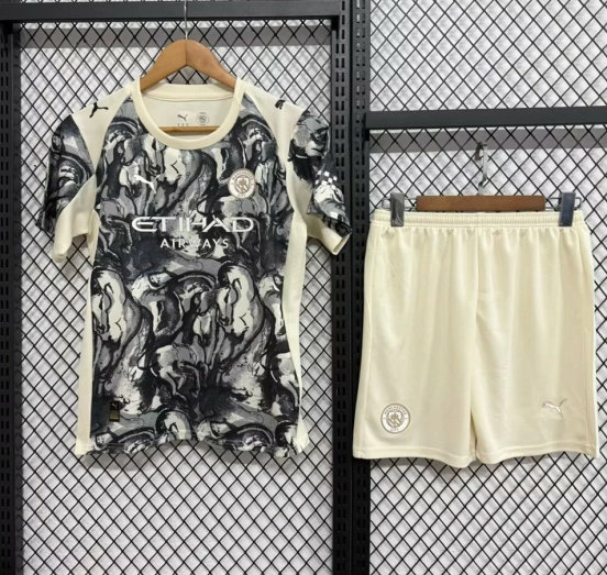 25/26 Kids Manchester City 2026 'Year of the Horse' Special Jersey