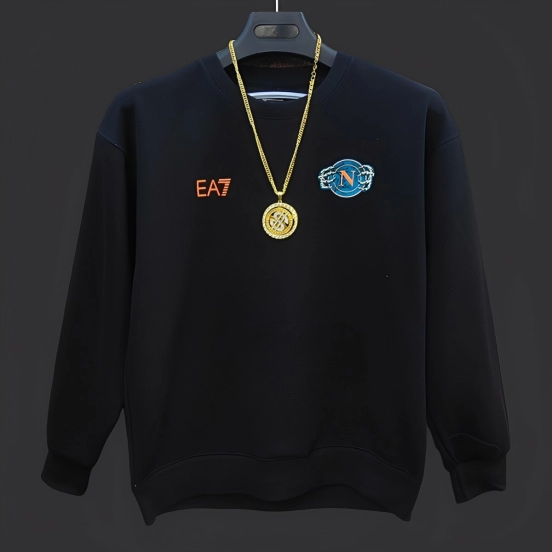 25/26 Napoli Black Halloween Hoodie Glow In Dark