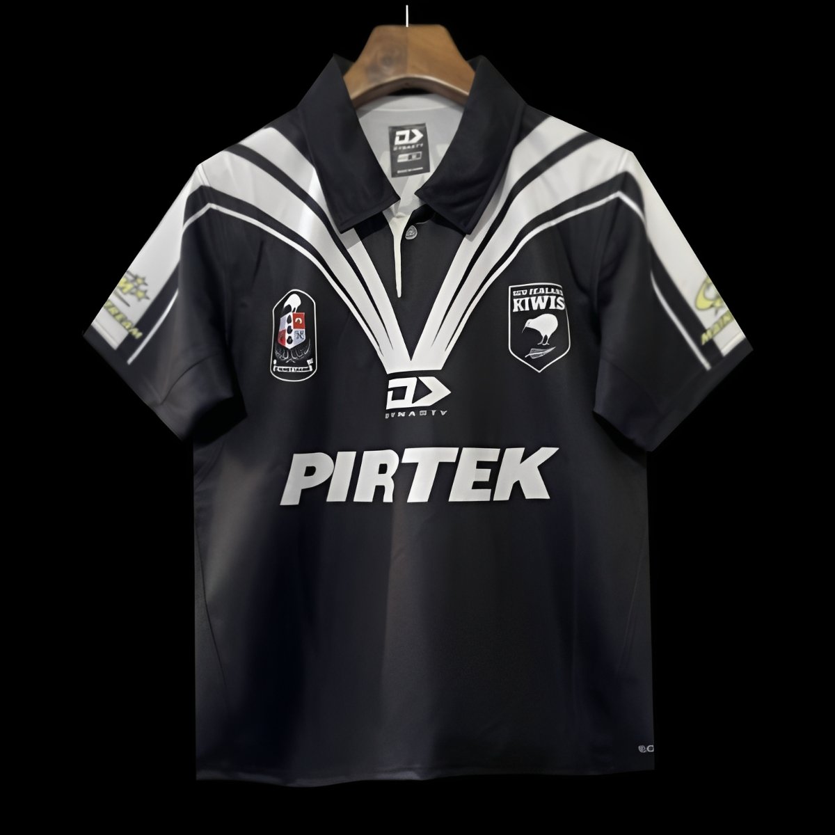 2024 New Zealand Kiwis Black with White V-Chevron Jersey