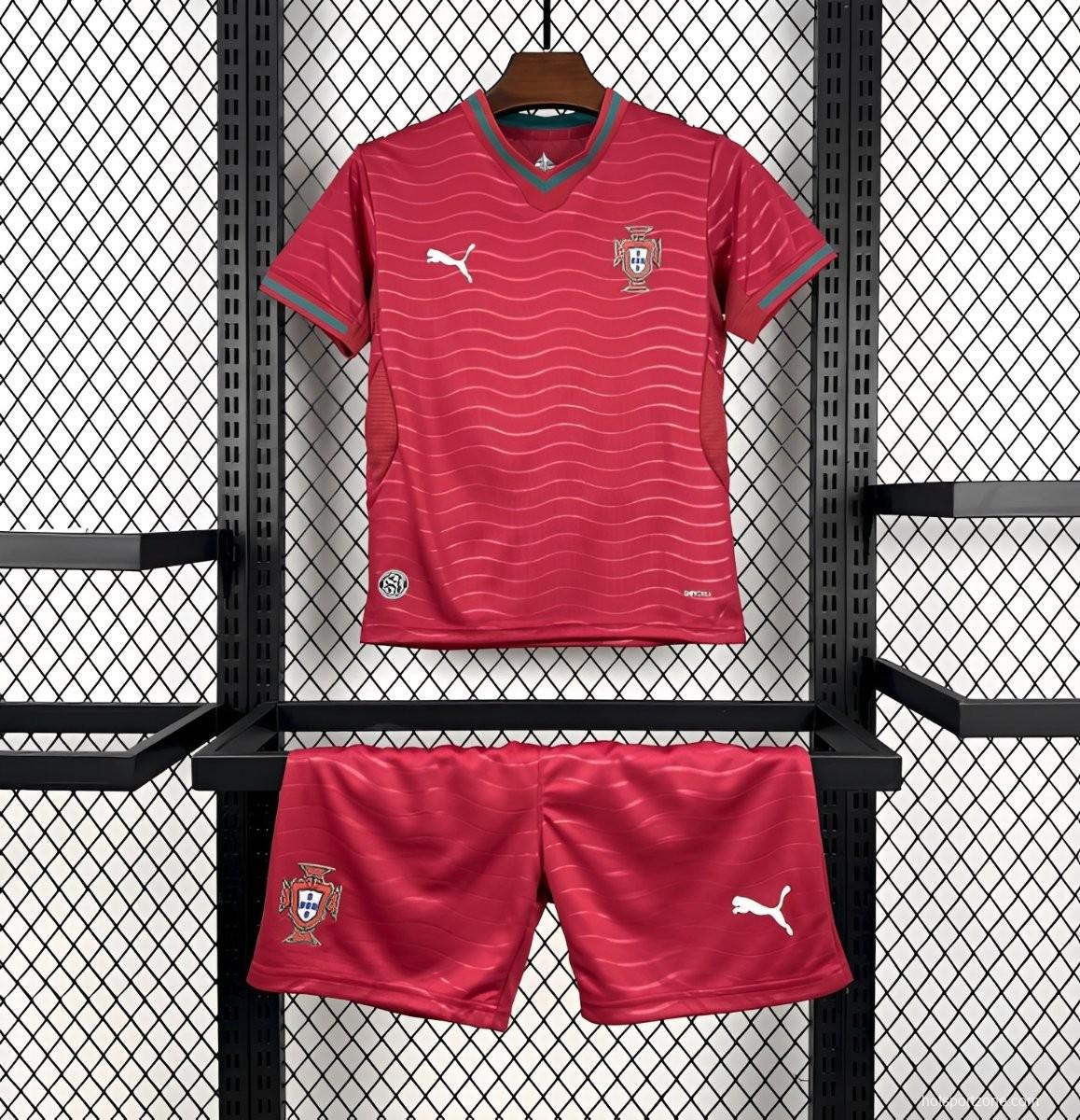2026 Kids Portugal World Cup Home Kit