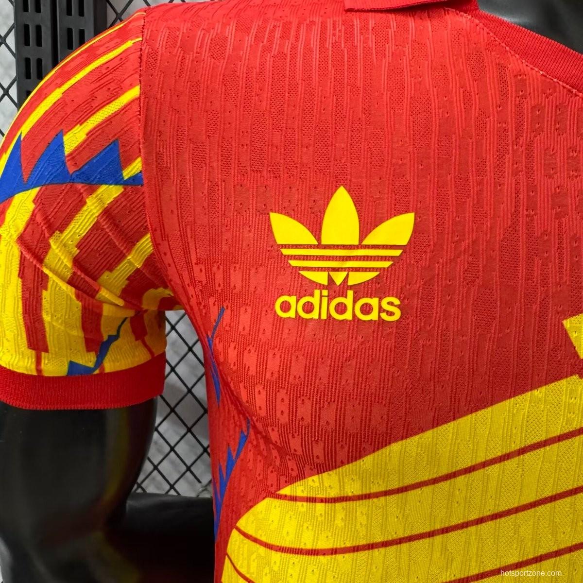 Player Version 2026 Spain 1993 Adidas Remake Home Jersey