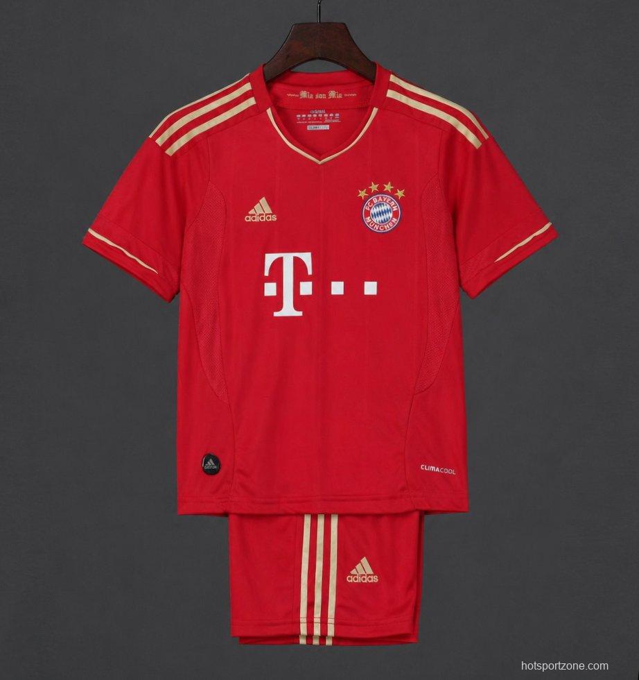 Retro 12/13 Kids Bayern Munich Home Jersey
