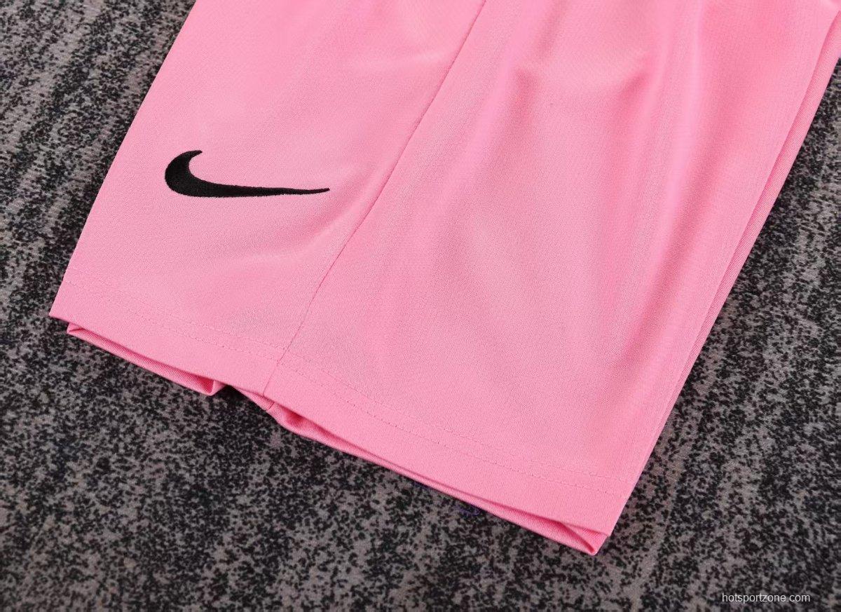 Retro 12/13 Kids Santos Away Pink Jersey