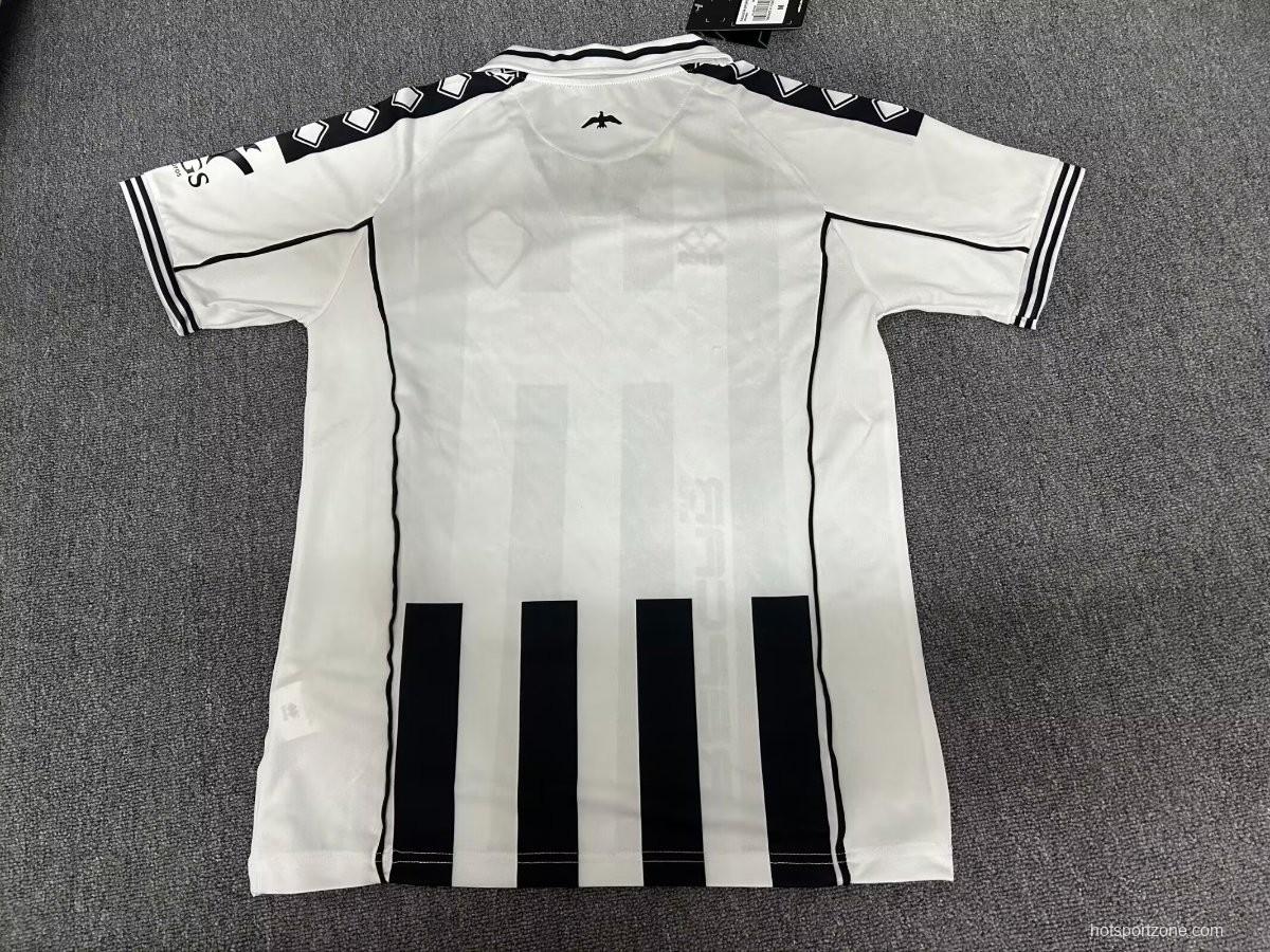 25/26 Errea CD Castellón Vintage Black White Home Jersey