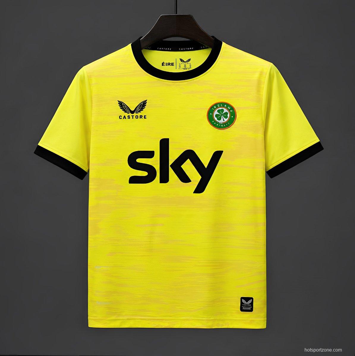 2026 Ireland Yellow Goalkeeper Jersey