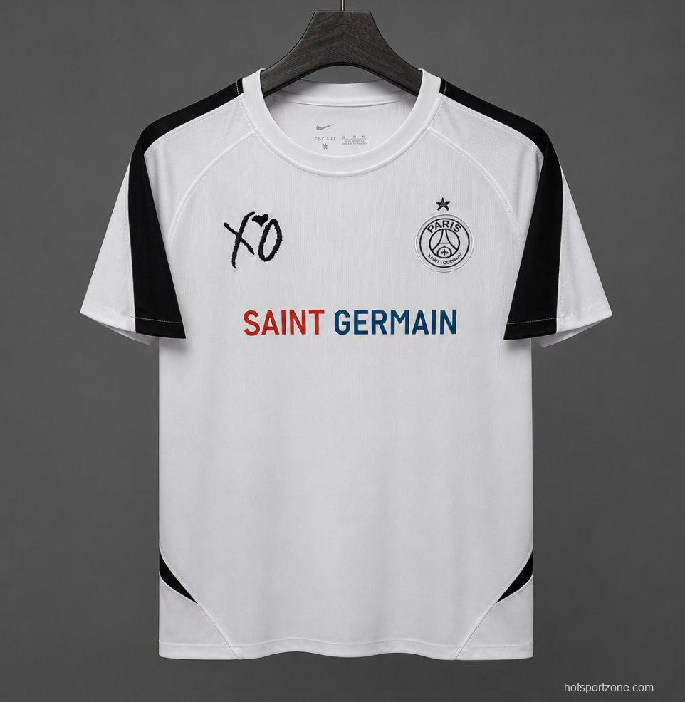26/27 PSG x XO "Paris Los Angeles" Special Edition White Jersey