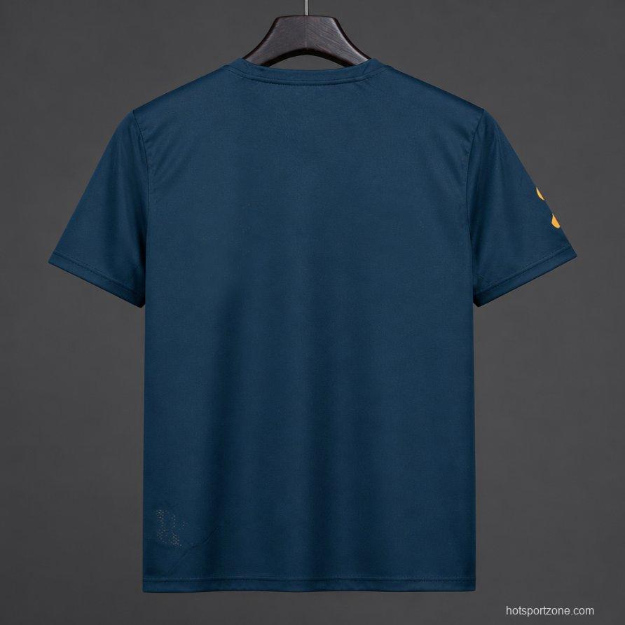 Retro 2019 Brazil Training Navy Blue Jersey