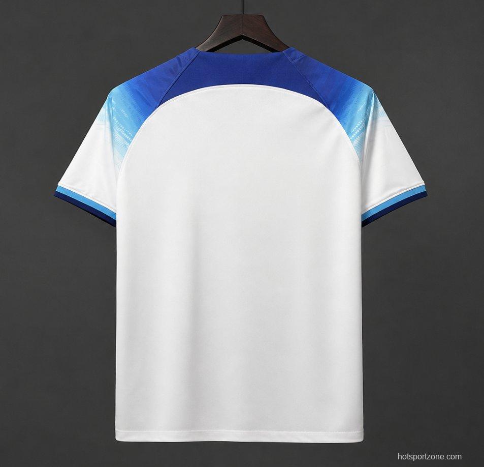 Retro 2022 England Home Soccer Jersey