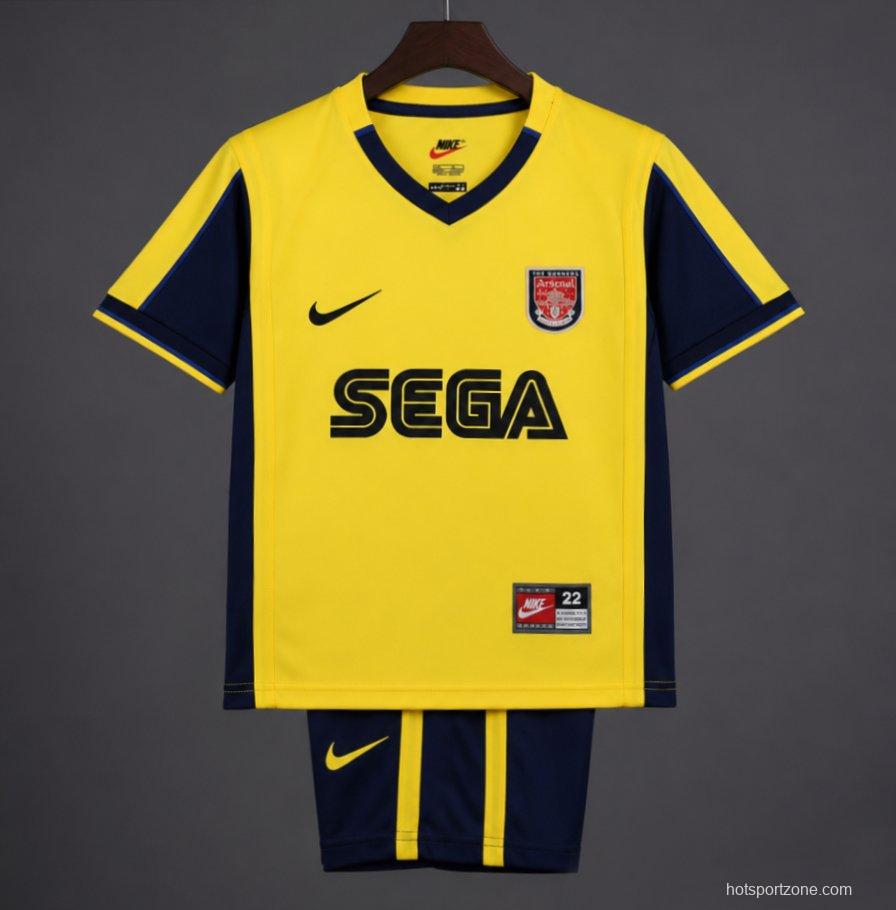 Retro Kids 00/01 Arsenal Away Jersey