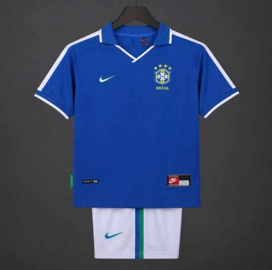 Retro 1997 Brazil Away Jersey