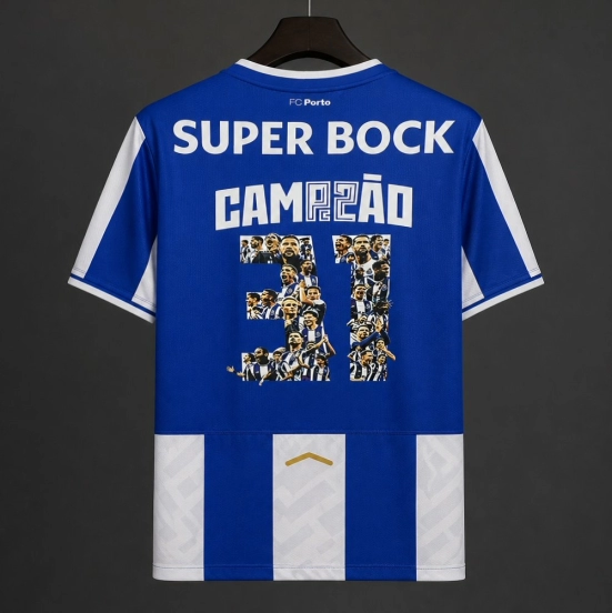 25/26 Porto Home Champion Printing Jersey