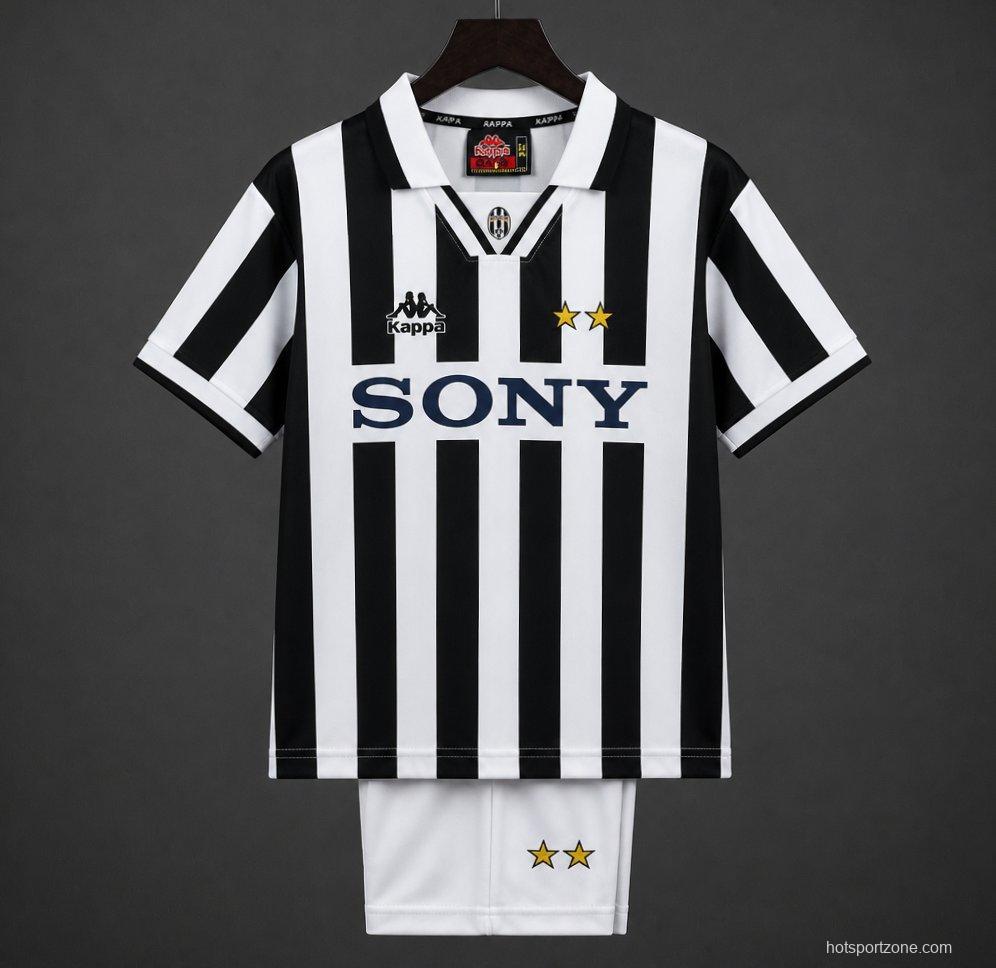 Retro Kids 95/97 Juventus Home Jersey