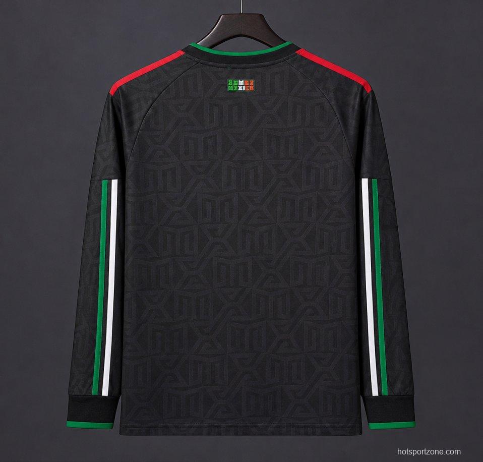2026 Mexico Black Third Long Sleeve Jersey