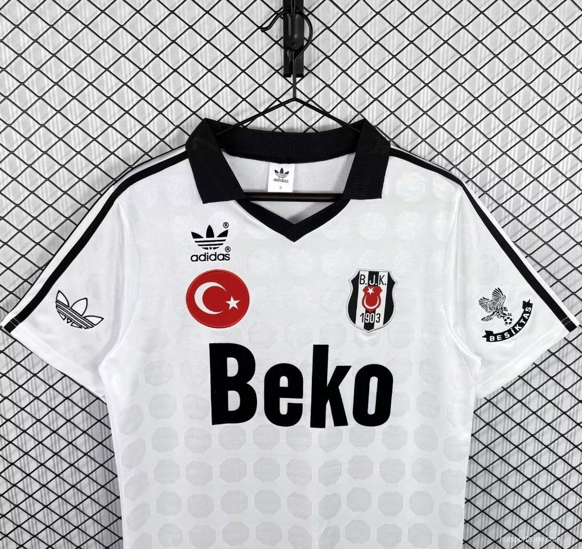 Retro 90/91 Besiktas Home Jersey