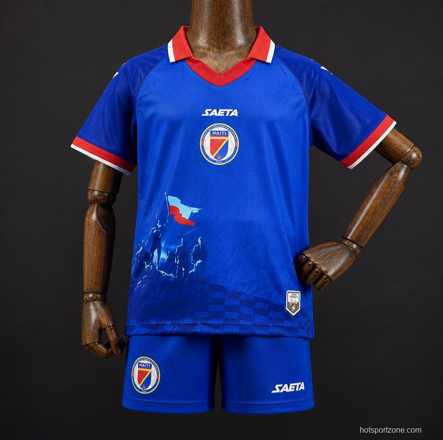 2026 Kids Haiti World Cup Home Jersey