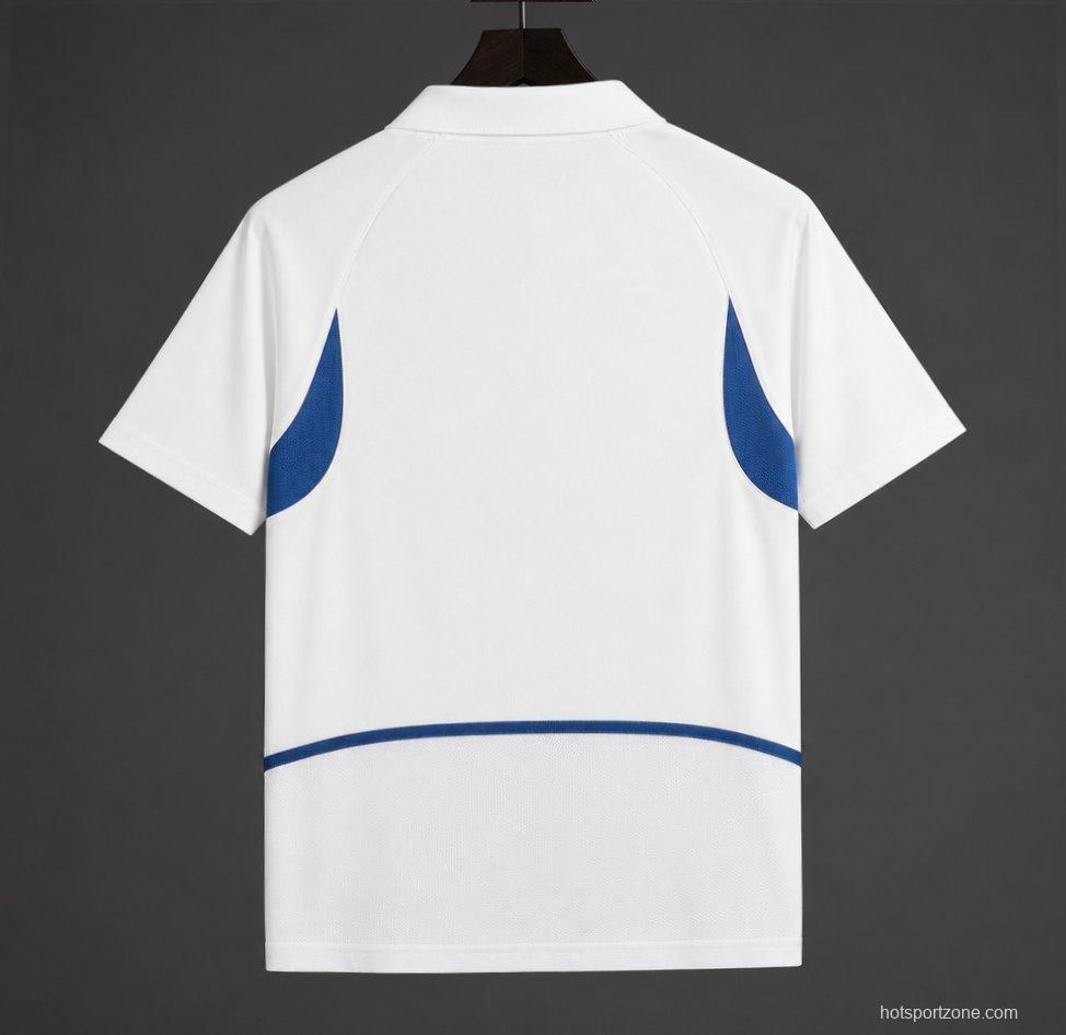 Retro 2002 Portugal Away White Jersey