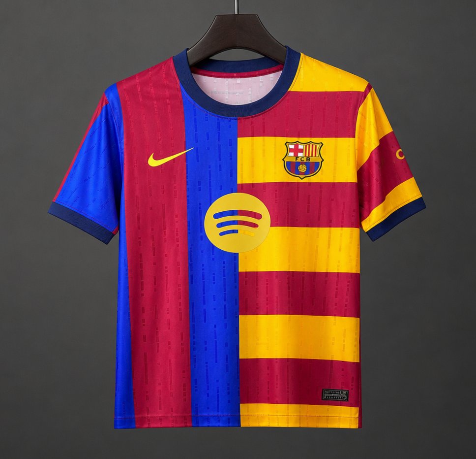 26/27 Barcelona Special Edition Pre-Match Senyera Mashup Jersey
