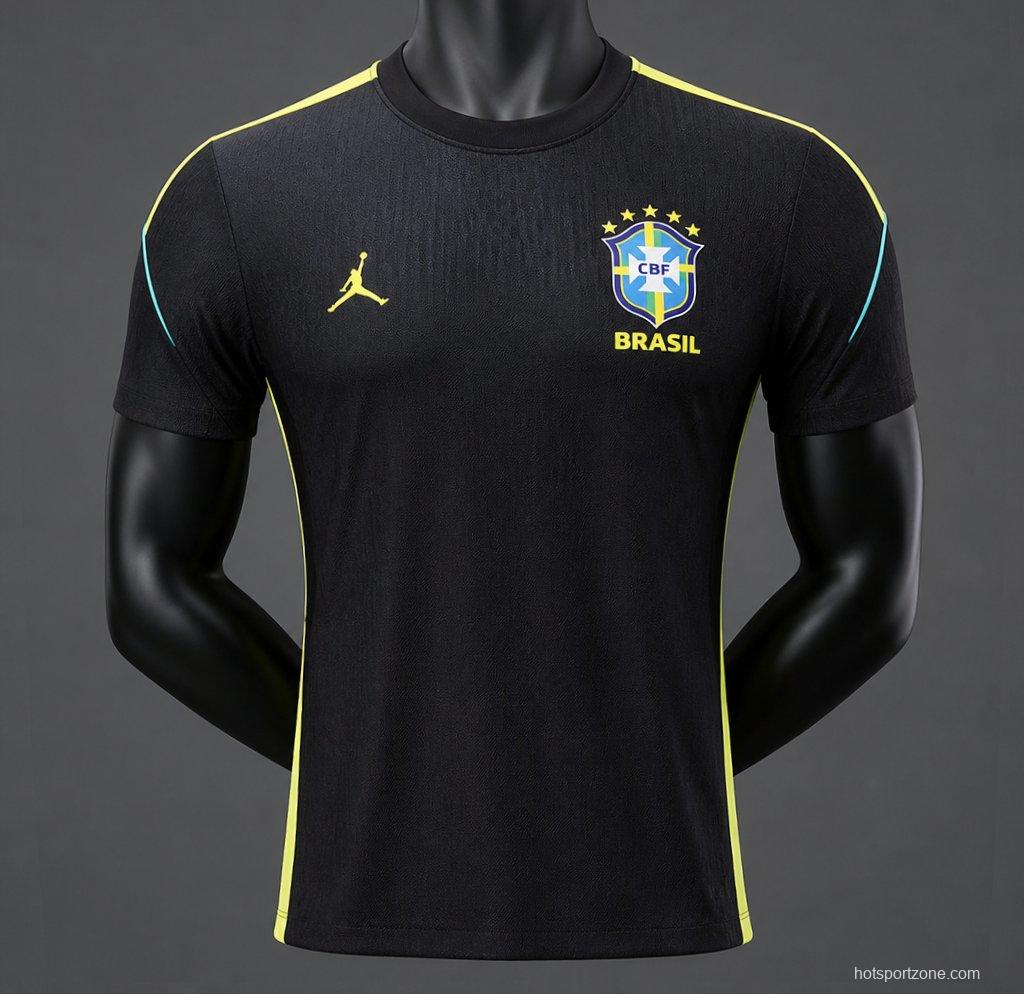 2026 Brazil Black Training Jersey